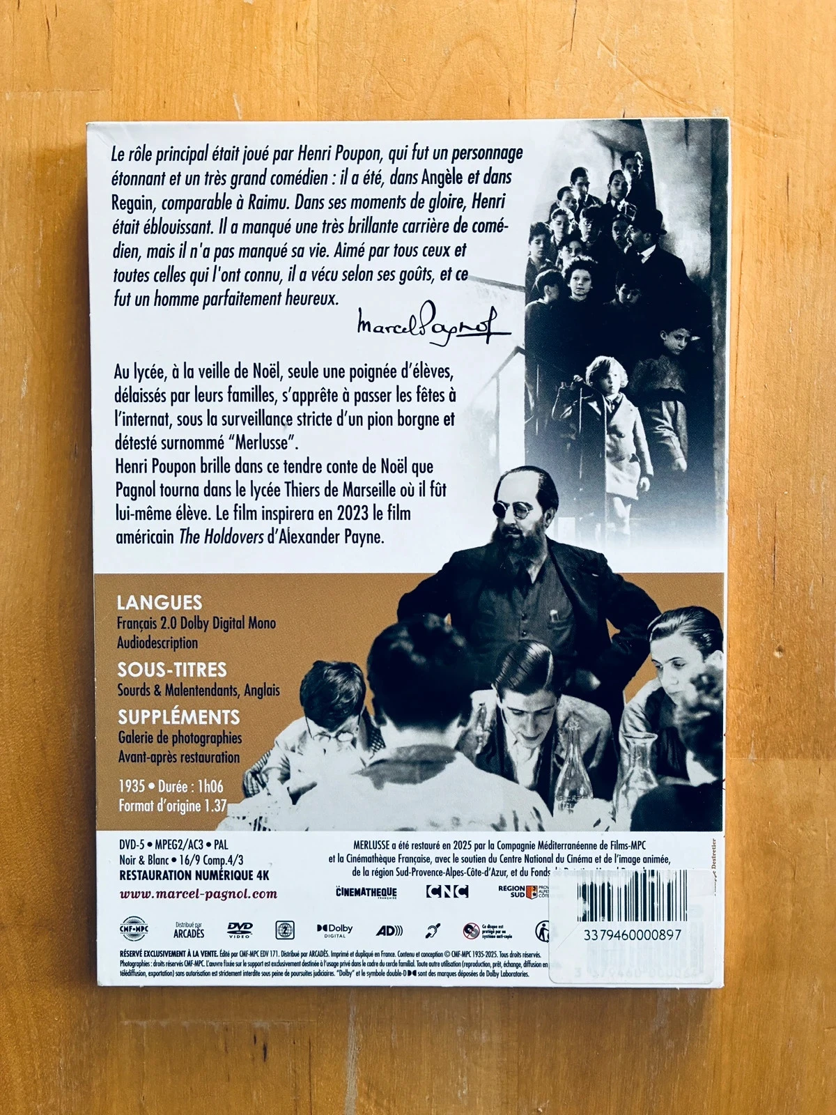Restored edition DVD Merlusse by Marcel Pagnol. – photo 3